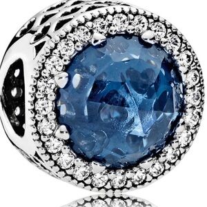 Pandora Blue and Silver Charm